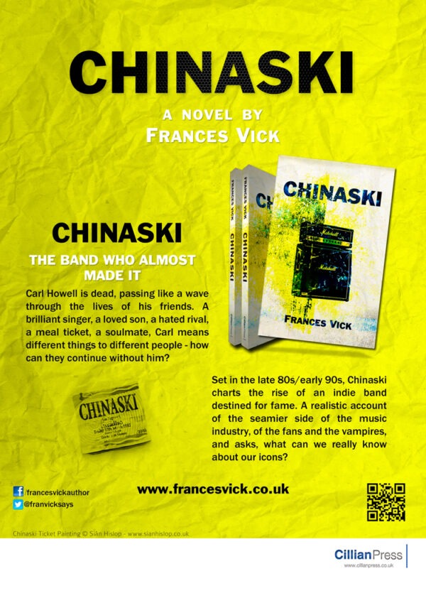 Chinaski a Novel by Frances Vick - Poster